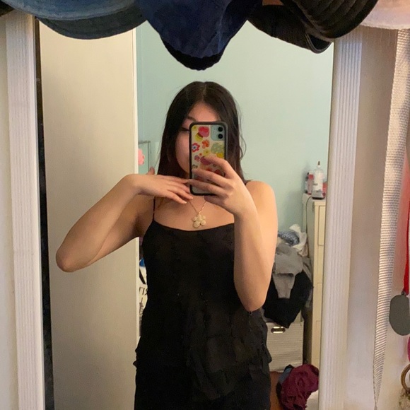 Wilfred le fou Aritzia Bead detailed top - Picture 1 of 5